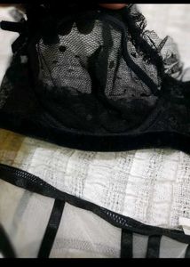 Black Lace Lingerie Set