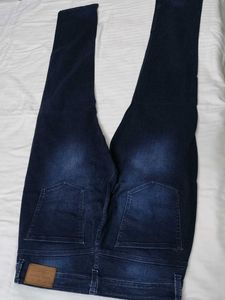 Spykar Men Dark Blue Slim Fit Narrow Length Jeans