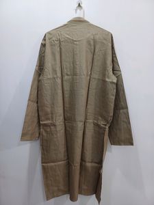 Kurta Chudidar Set (Olive Silk)