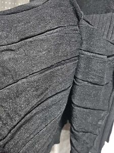 Elegant Black Knit Dress