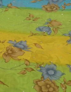 Elegant Floral Print Saree