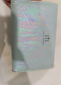 Pastel Blue Accordion Wallet