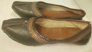 Leather Juttis - Traditional Footwear For Kids