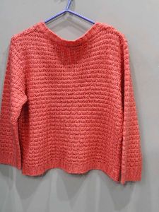 Coral Knit Cardigan