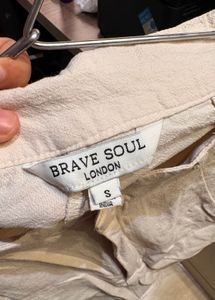 Brave Soul London Beige Shorts
