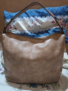 Taupe Hobo Bag