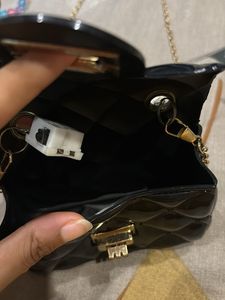 Cute Black Lighting Sling Bag For Kids