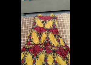 Tiered Floral Print Dress