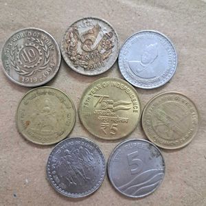 Commemmorative ₹5 coins