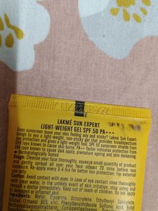 Lakme Sunscreen- Spf 50 PA+++ 100g