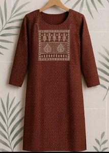 Very Beautiful Deep Red Kurta
