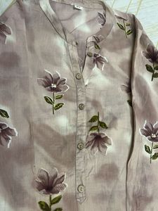 Floral Print Kurta