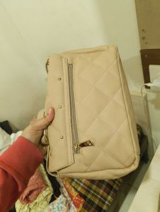 New Branded Beige Caprese Handbag