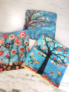Artistic Cushion Covers (Set Of 3)