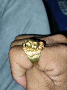 Lion Golden Style Ring For Men
