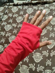 Sunscreen Jacket , red color