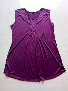 Sleeveless Thigh Length Top