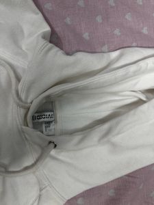 H&amp;M White Brand New Hoodie