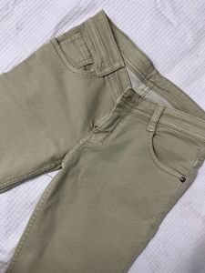 Lime Green Skin Fit Jeans