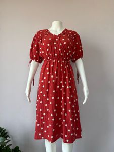 Polka Dot Cotton Dress