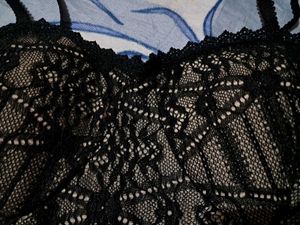 Black net top