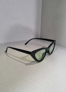 cat eye green lens shades