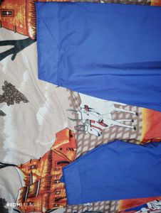 Suit Set Blue &amp; White Checked