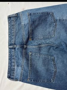 Patchwork Wide Leg Jeans