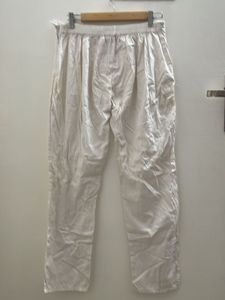 White cotton pant for women