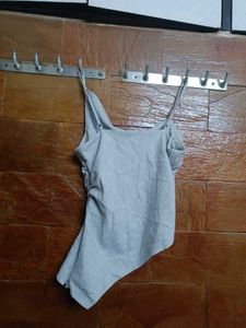 Gray Casual Top topshop