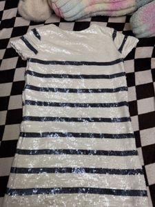 Sequin Striped dress