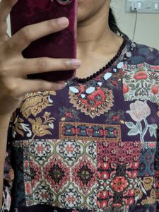 Boho Block Print Kurta – Elegant &amp; Comfortable
