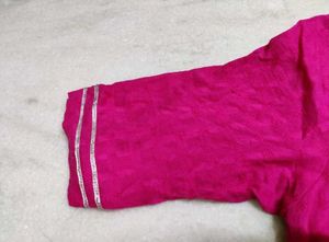V-Neck Flared Anarkali