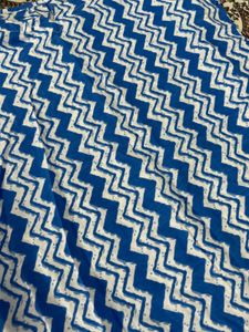 Blue &amp; White Zigzag Tunic