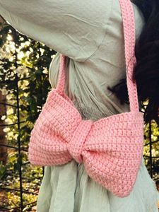 Pink Bow Handbag