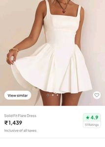 White Fairycore Dress 👗