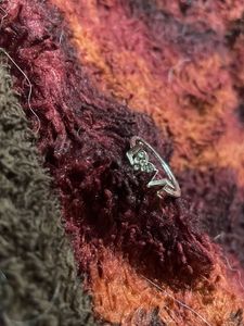Love Ring with Diamond Heart