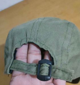 Green Colour Cap