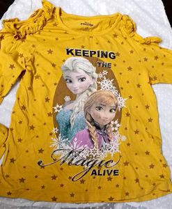 Frozen Elsa & Anna Long Sleeve Top