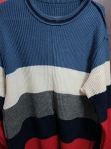 Color Block Knit Sweater