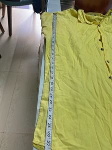 Yellow Men Shirt