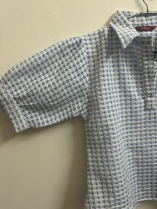 Cute small checkered t-shirt