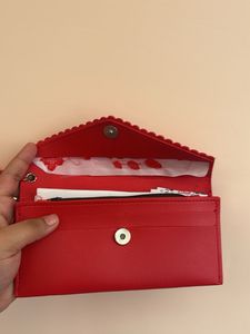 Red Wallet For Womens