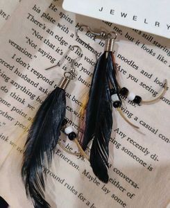 Feathered Earrings 🖤