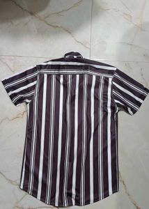 Striped Silk Shirt | Premium Smooth Fabric