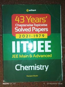 IIT JEE Chemistry Book