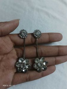 Vintage Floral Drop Earrings