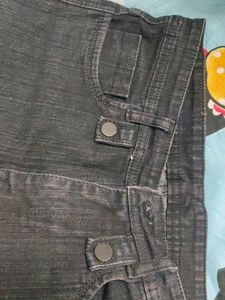 Dark Grey Cargo Jeans