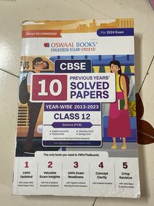 CBSE Class 12 Solved Papers