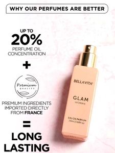 BellaVita GLAM Woman • 20ml Mini EDP • 🩷